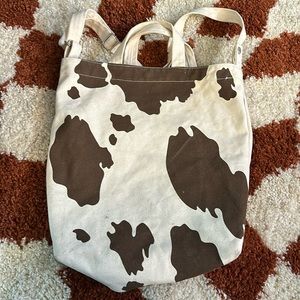 Baggu duck bag - cow print